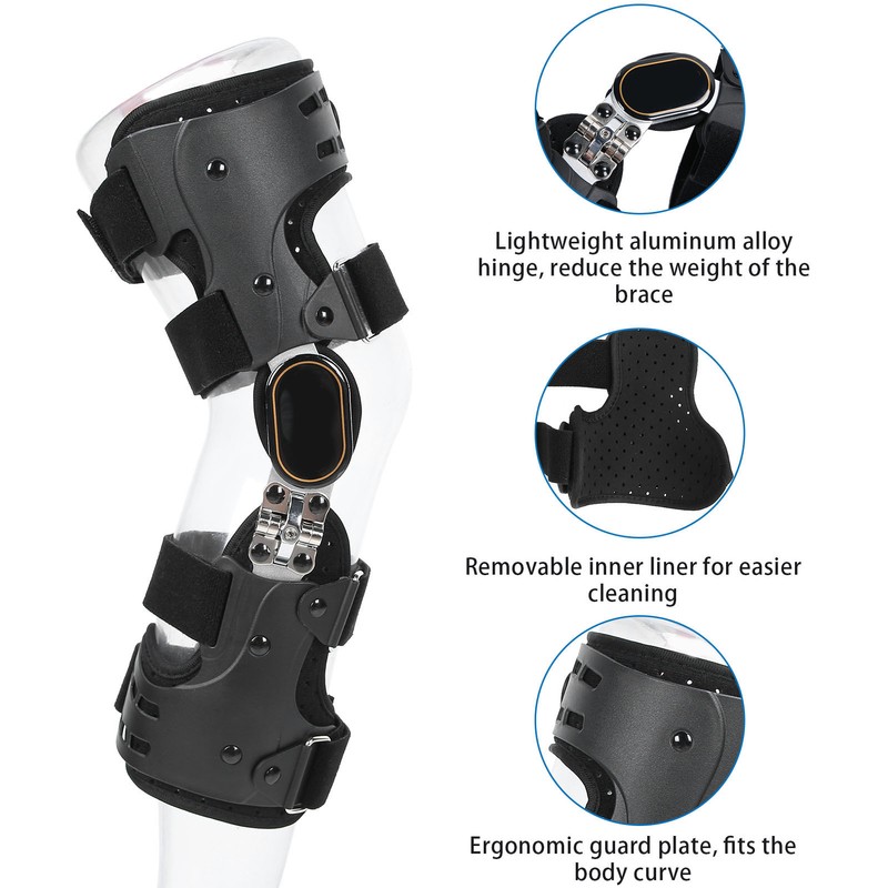 Knee Support Brace Adjustable Knee Joint Splint Arthritis Varus Valgus