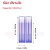 ROHIJALE 50Packs 5g Refillable Lip Balm Plastic Tube Bottles Empty