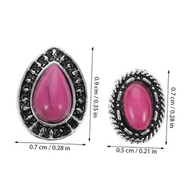 minkissy Retro Charm Nail Jewelry 20pcs Resin Nail Charms Set Elegant DIY Manicure Decorations