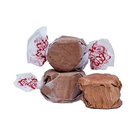 Creamy Chocolate Salt Water Taffy - Individually Wrapped Assorted Flavors - Old Fashion Saltwater Taffy Candy Bulk, by Queen City Candy Cave (2.5 Pound)