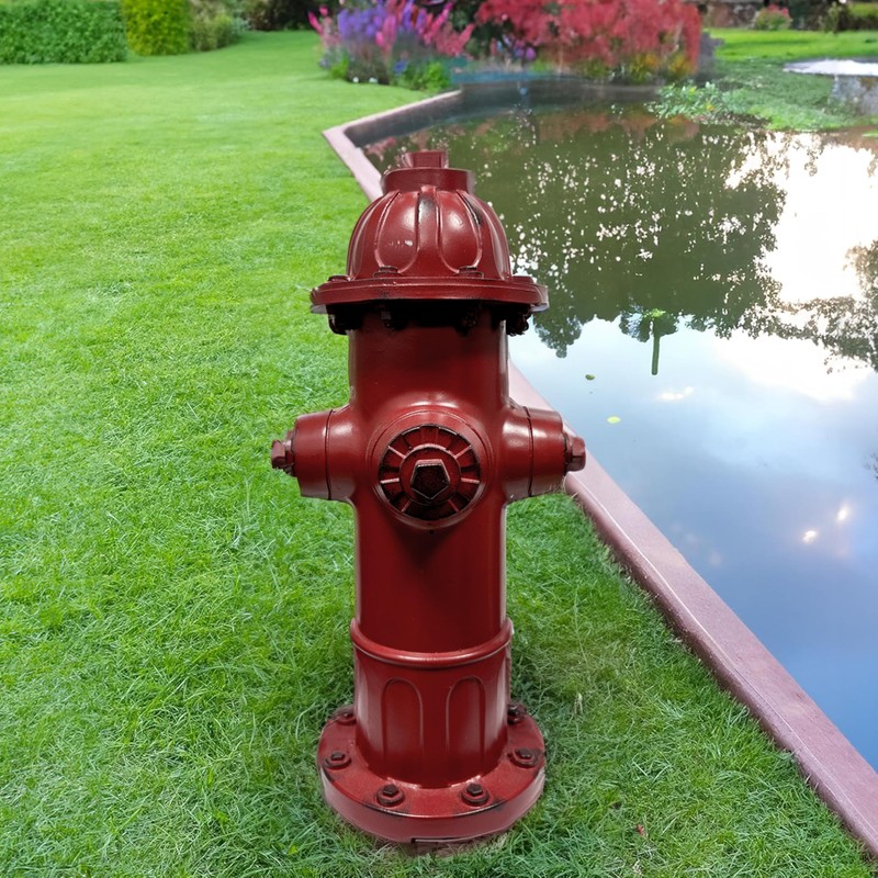 Teaeeno Fire Hydrant for Dog to Peed on Outdoor Statue,13.2