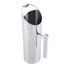 Stainless Steel Jug Cold Drink Pitcher with Ice Guard Cold Drink Water Pouch Home Hotel Serving Tool (1.5L)