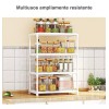 Rack multiusos repisas Estanteria Rack Anaquel Organizador Cocina Repisas 4