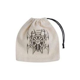 Q Workshop BVAM141 Vampire Beige & Nero Basic Dice Bag Beige, Nero