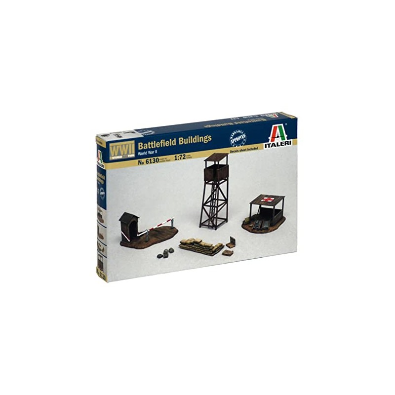 Italeri 6130 WW2 Battlefield Buildings - 1/72 Plastic Model Kit