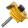 Bestgle 8mm Shank 6 Kerf Slot Router Bit Adjustable 3