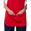 Mirabella Health & Beauty Unisex Cura Tabard Apron Red S