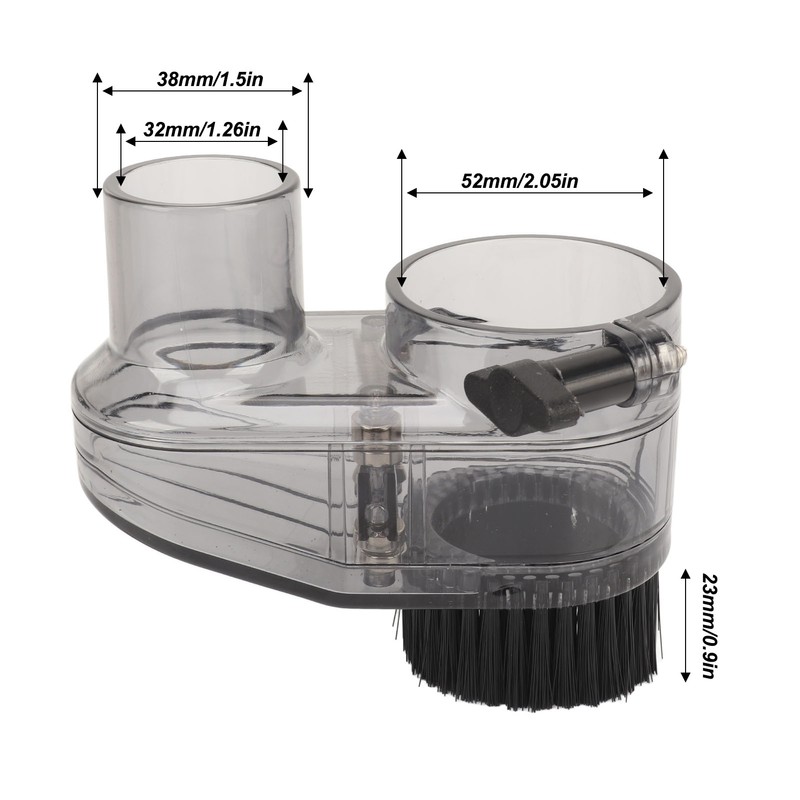 CNC Router Dust Shoe 52mm Diameter Clear CNC Dust Boot