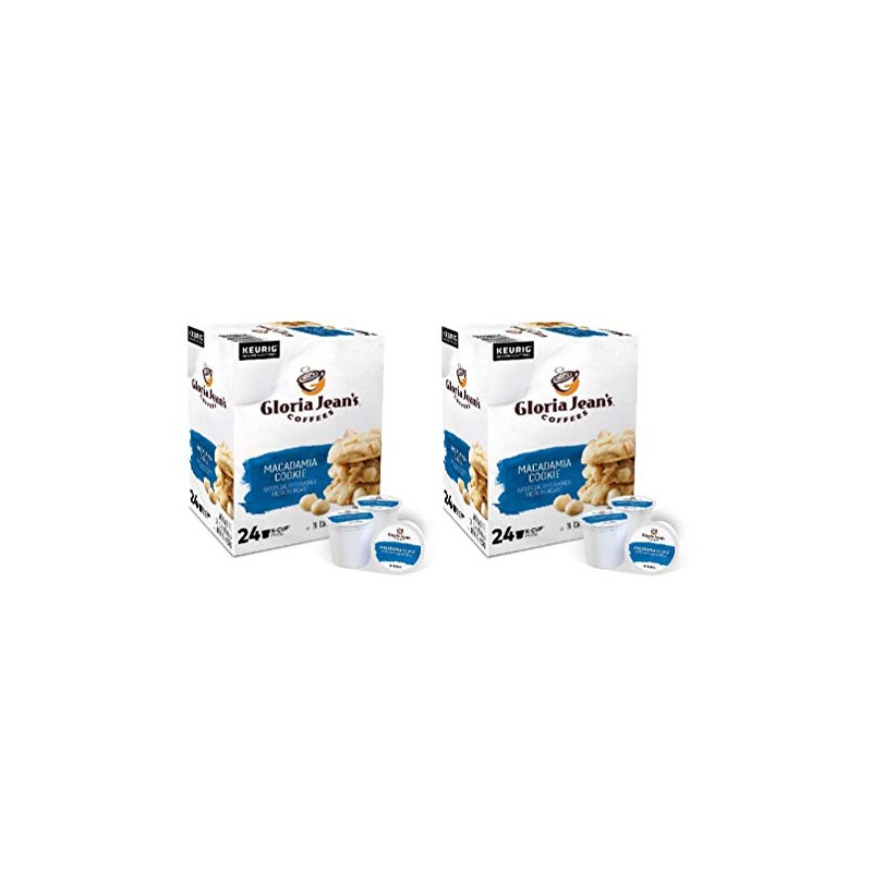 Gloria Jean's Macadamia Cookie Coffee Single Serve K-Cup Pods for