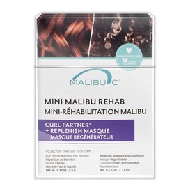 Malibu C Rehab Mini Curl Partner Wellness Plus Replenish Masque Set (Pack of 12)