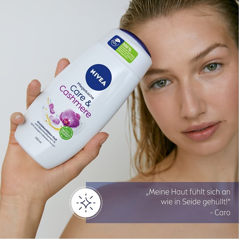 Nivea Care & Cashmere Shower Gel (250 ml)