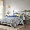 Madison Park Tangiers Quilt Modern Classic Design All Season, Breathable