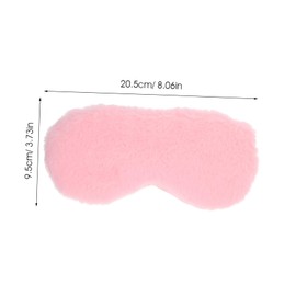 Outanaya 4Pcs Colorful Furry Eye Masks Breathable Sleep Masks for Home Travel Comfortable Eye Covers for All Occasions Soft Satin for Better Sleep Household