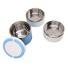 Lunch Box, 3 Layers Stackable Stainless Steel Thermal Insulated Lunch