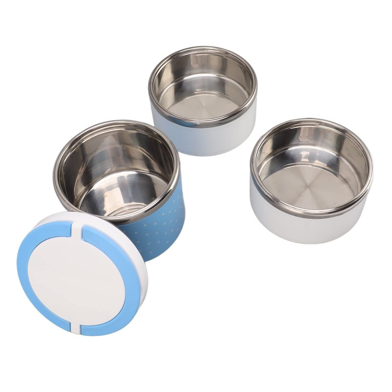 Lunch Box, 3 Layers Stackable Stainless Steel Thermal Insulated Lunch