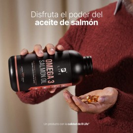 Omega 3 De Salmón 360 Cápsulas (epa - Dha). B Life Sabor Sin sabor