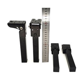 WANLIAN-(Pack of 4) Folding Stands - Self-Locking Hinged Leg Accessories and Folding Worktops, Kitchen Folding Table Extensions, Laundry Room, Boat, Bed, Table, Furniture Hinged Legs