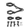 Motorcycle Headlight Bracket, Akozon CNC Aluminium Front Lamp Holder Shell