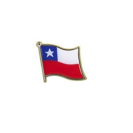Collectible Novelty Flag Pin for Backpack, Scarf - Made From Jeweler Class Metal - Spartan and the Green Egg Explorer Pin Flag: Chile (40)