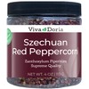 Viva Doria Red Szechuan Peppercorns, Whole Sichuan Pepper, Steam Sterilized,