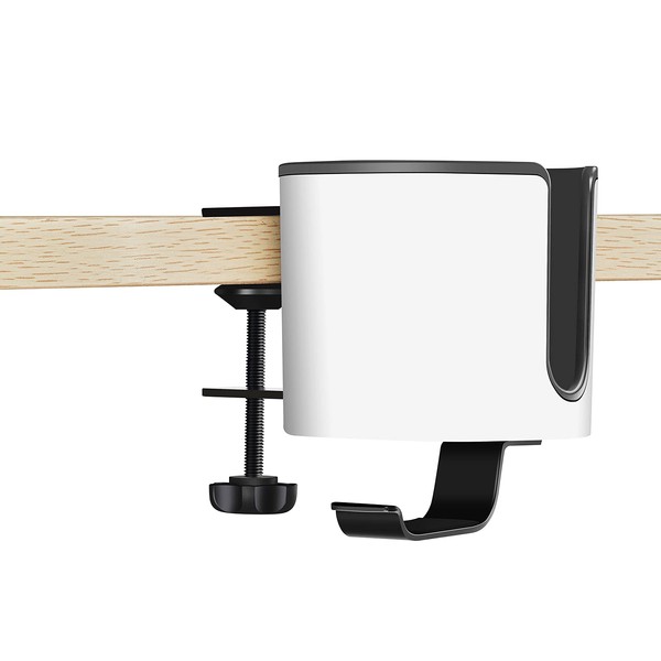 GUNKING Luxury 2-in-1 Anti-Spill Cup Holder with Under Desk Headphone