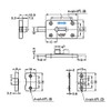 sugatune工業 Lamp Mark Stainless Steel Flat Latch FL4 Notebook FL4