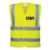 Hi Viz Yellow Visibly Stick On Your Staff Safety High