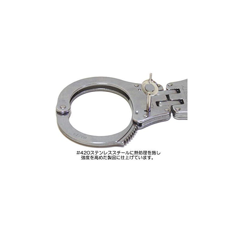 MOTEDO JC-806 High Strength Stainless Steel Handcuffs (NIJ Compliant)