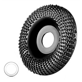 Wood Grinding Disc for Angle Grinder 115 mm Wood Carving Disc, Rasp Disc 115 Wood, Wood Rasp Milling Disc for Shaping and Grinding, Suitable for Wood Carving Disc with Inner Rods of 16 or 22 mm