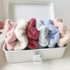 Plain, simple, basic, standard, soft, fluffy, pastel, autumn, winter, hair tie, hair scrunchie, hair scrunchie / 무지 심플 베이직 기본 부들부들 보송보송 파스텔 가을 겨울 머리끈 헤어곱창 헤어슈슈