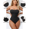 USEASY Thong Shapewear Tummy Control Shapewear Bodysuit Strapless Bodysuit Seamless