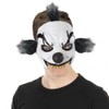 HMS Supersoft Fearsome Clown MASK with Hair, Multicolor, Standard