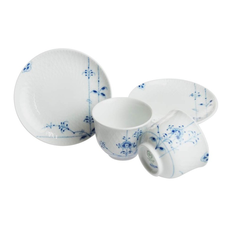 ROYAL COPENHAGEN 2-500-031 Cup _ Saucer, Blue, 4.2 fl oz