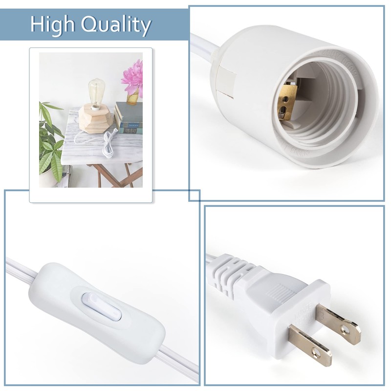 JACKYLED 20Ft UL Approval Extension Hanging Lantern Pendant Light Lamp