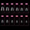 UNA GELLA Extra Short Almond Nail Tips 216Pcs Gel x