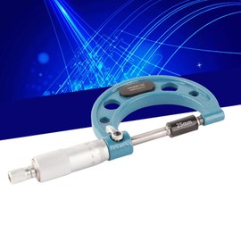 ZAWELIYO Ultra Precision Carbide Outside Micrometers, 0.01mm Accuracy, Stainless Steel Micrometer, Measuring Tools with Wrench for Length, Diameter, Thickness Measurement (25-50mm)