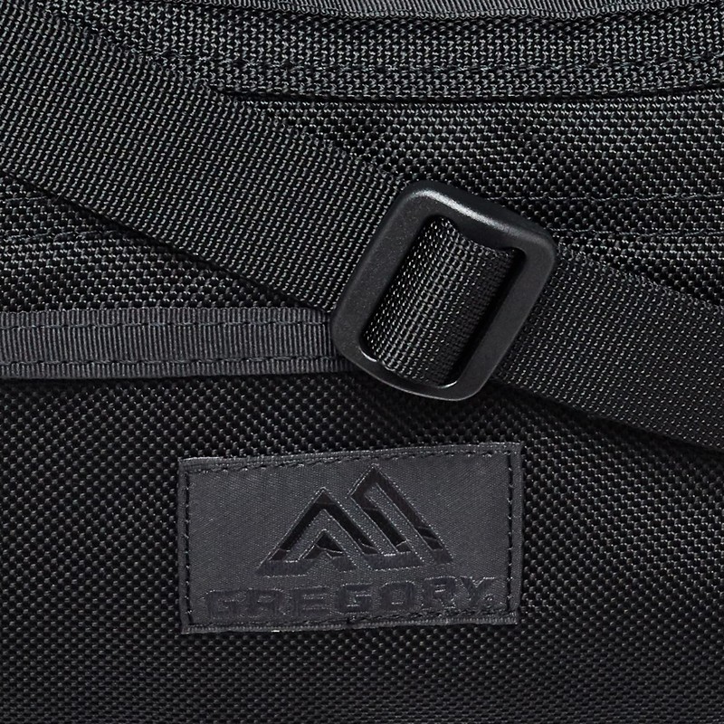 Gregory Men's Shoulder Bag, Teeny Satchel, Cordura Ballistic Black