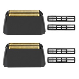 8173-700 Shaver Replacement Foil Compatible with wahl 5 Star Series Vanish Shaver 8173-700,Professional Replacement Foil & Cutter Bar Assembly for Super Close Shaving,Black (2 Pack)