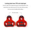 Bike Cleats Compatible with Look Keo Pedals TPU Anti-Slip Surface
