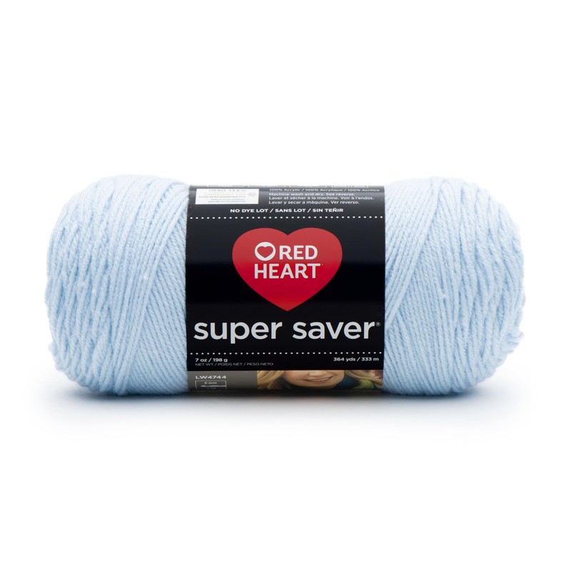 RED Heart Super Saver Yarn, Light Blue