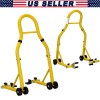 Unbranded Motorcycle Front & Rear Stand Lift 900Lbs Spool Paddock