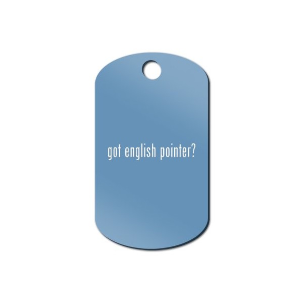 Mister Petlife Got English Pointer Engraved Keychain/GI Tag 2 Light