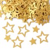 158 Pcs Gold Star Table Confetti - Pearlescent Card Decorations