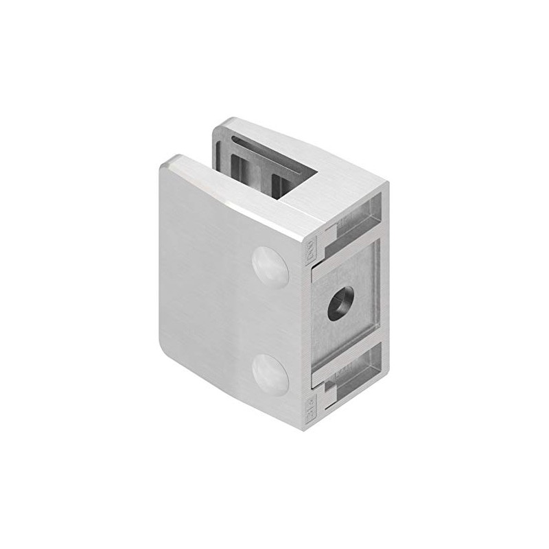 Glass Clamp Model 35, with AbZ, Flat Connection, V2A for