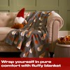 OHS Christmas Fleece Blanket for Bed, Soft Warm Cosy Autumnal