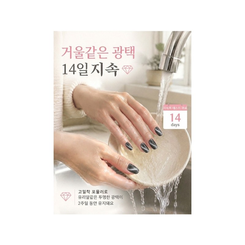 6in1/10 Minutes/Completing/Salon-Quality/Nail /Pockets/1 Second/Catseye/1Pc