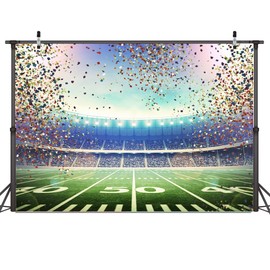Dudaacvt 10x8FT Super Bowl Backdrop Super Bowl Sunday Party Backdrop American Football Backdrop Sports Backdrop Super Bowl Photography Background Super Bowl Themed Birthday Backdrop D-693