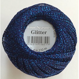 Grundl 8205 Glitter Plain 25 g Blue