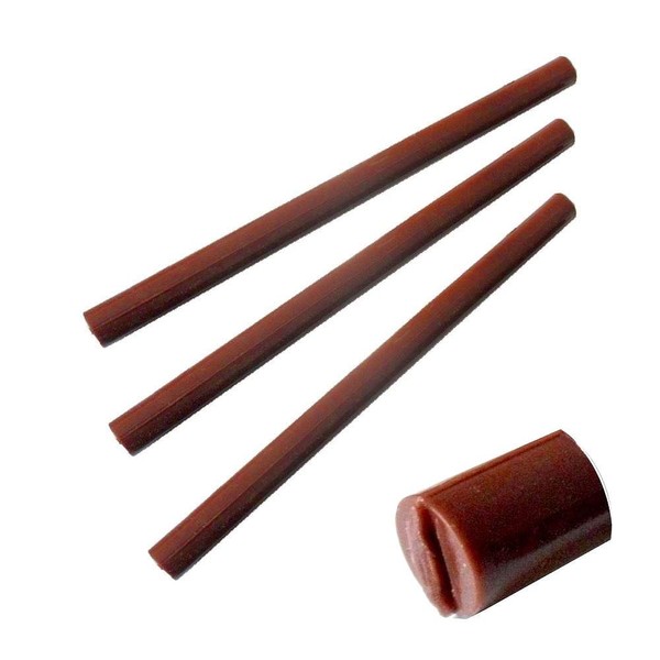 RemyHaar.eu - Keratin Sticks 11 mm 22 g for Large Keratin Gun 1-5 Sticks for Bonding Extensions Keratin Bonding Glue Stick Rebonds - Brown, Pack of 5