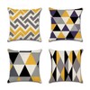 YunJeude 45x45cm Cushion Cover Set of 4 Nordic Geometric Patterns
